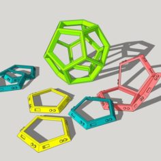 dodecahedron 3D Print Model