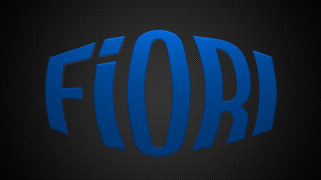 Fiori logo 3D Model