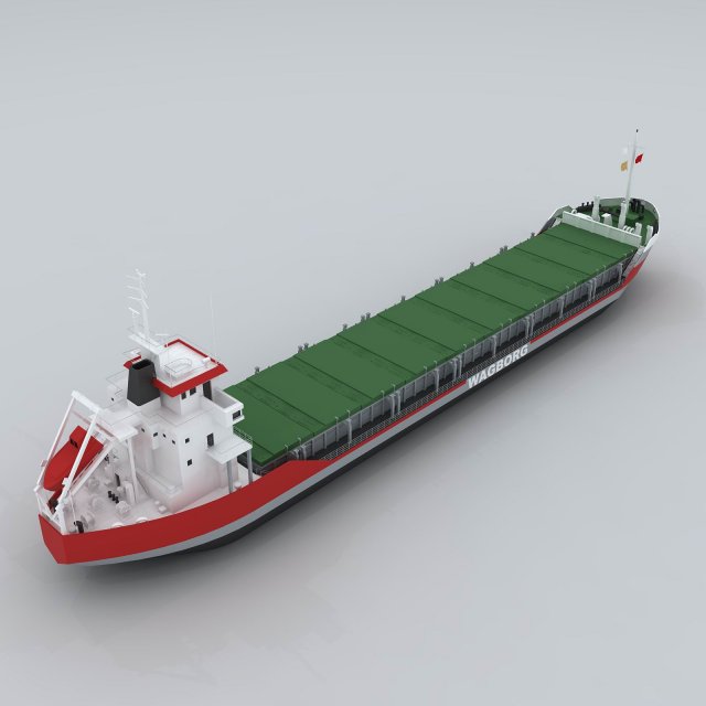 Transport freighter 34961 3D Model