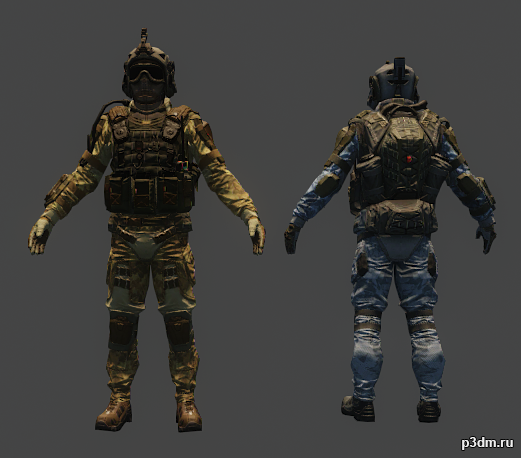 USFsoldier-warface 3D Model