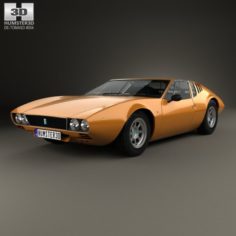 De Tomaso Mangusta 1967 3D Model
