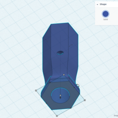 Foosball  handle 3D Print Model