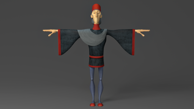 Cartoon man 3D Model