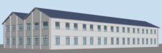 Factory building 052 3D Model