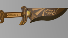 Dagger Drag-1 3D Model