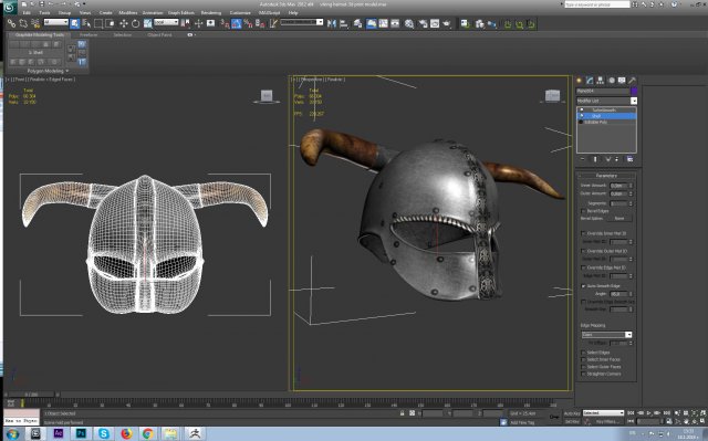 Viking helmet-3d print model 3D Model