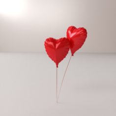 Heart Balloon 3D Model