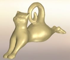 Cat yoga 3D Model