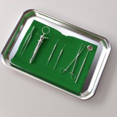 Surgical Tray Set 3D Model