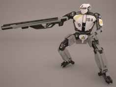 Sci-fi Robot 3D Model