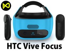 HTC Vive Focus Blue Set 3D Model