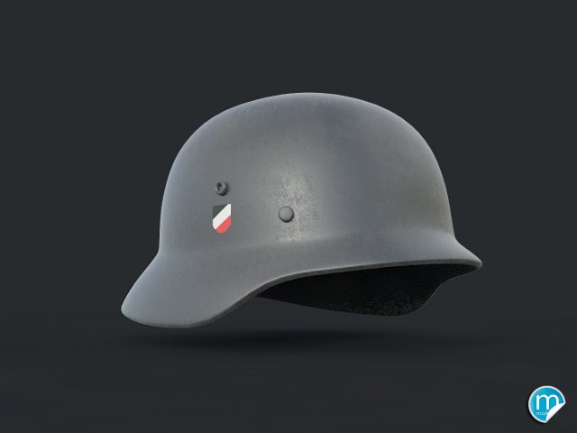 WW2 German helmet – Stahlhelm 3D Model