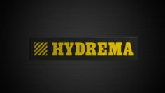 Hydrema logo 3D Model