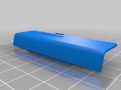 Realistic DX-350 Shortwave Radio Battery Door 3D Print Model