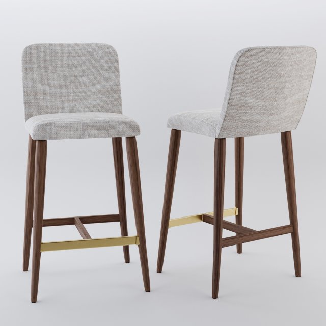 Luxe stool 3D Model