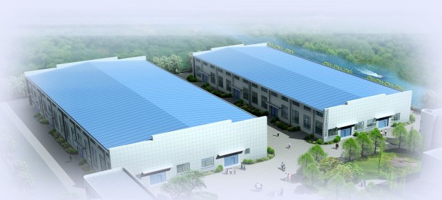 Factory building 004 3D Model