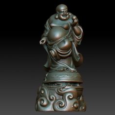 HD Scan Buddha Maitreya 08 Statue – Ready Print 3D Model
