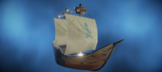 Pirate Ship 3D Model