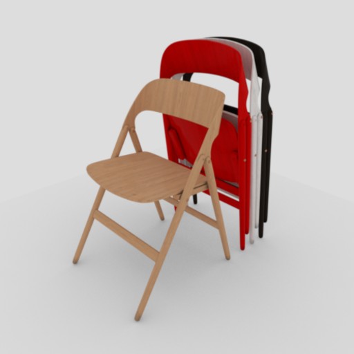 Narin Folding Chair						 Free 3D Model