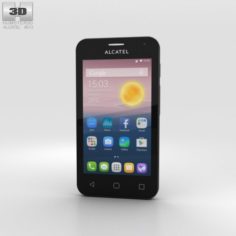Alcatel OneTouch Pixi First Silver 3D Model
