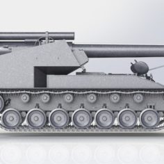 3D Printing T92 Self-propelled Artillery 3D Print Model