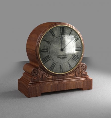 Mantel clocks 3D Model