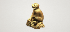 Chinese Horoscope of Monkey 3D Model