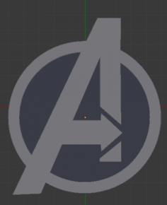 AvengersLogo Free 3D Model