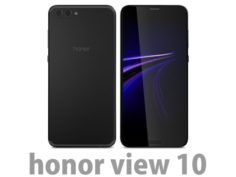 Huawei Honor View 10 Midnight Black 3D Model
