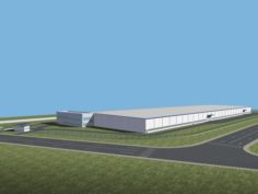 Factory building 051 3D Model