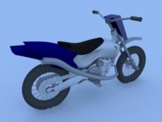 BASIC MOTOR BIKE 3D Model