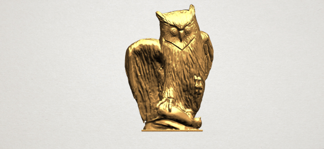 Owl 02 3D Model