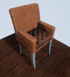 Chair With Texture 3D Model