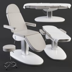 Treatment care table 3D Model