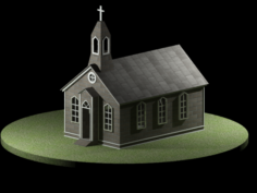 Easy to church 3D Model