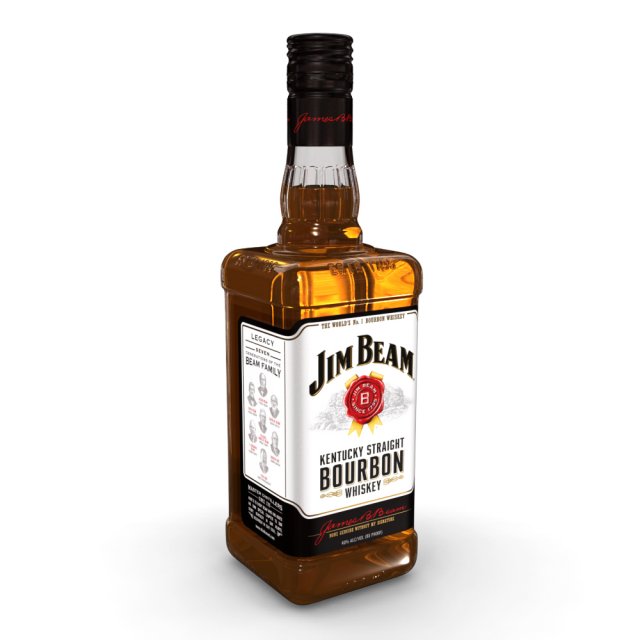 Jim Beam 70cl Bottle 3D Model