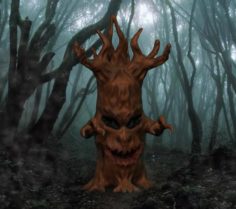 Haunted Tree 3D 3D Model