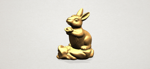 Chinese Horoscope of Rabbit 3D Model