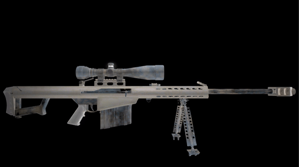 Barrett 50.Cal 3D Model