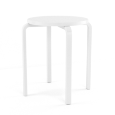 Frosta tabouret IKEA white 3D Model