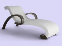 Daybed Armani Borromini 3D Model