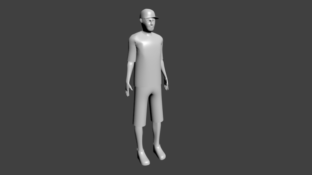 Human Rigging 3D Model
