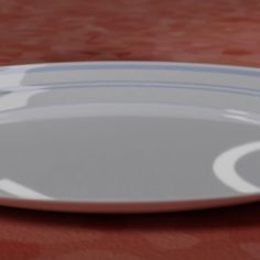 A Plate						 Free 3D Model