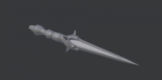 Fantasy Dagger – Spiderfang 3D Model