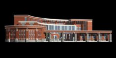 School building 047 3D Model