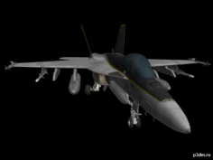 F/A-18E Super Hornet 3D Model