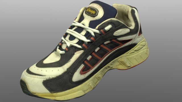 Old sneaker 3D Model