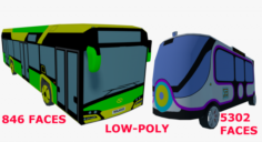 Buses collection 3D Model