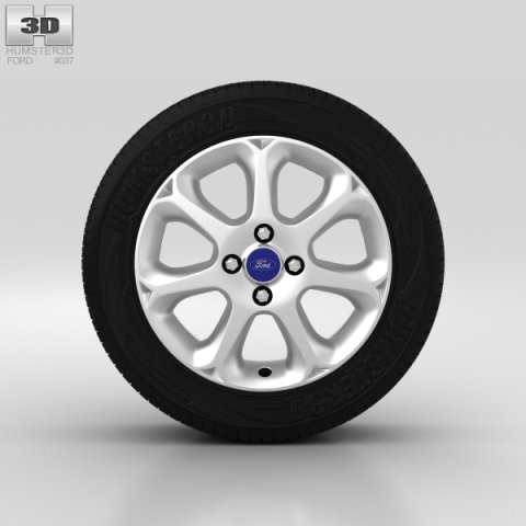 Ford Fiesta Wheel 16 inch 002 3D Model