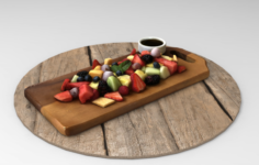 Fruit Platter 3D Model